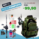 [PROMOÇÃO] Kit Profissional de Pesca Com Mochila, Vara, Carretilha e Acessórios